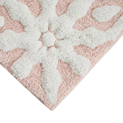 Madison Park Medallion Cotton Tufted Bath Rug
