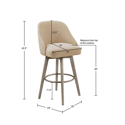 Madison Park Bar Stool with Swivel Seat