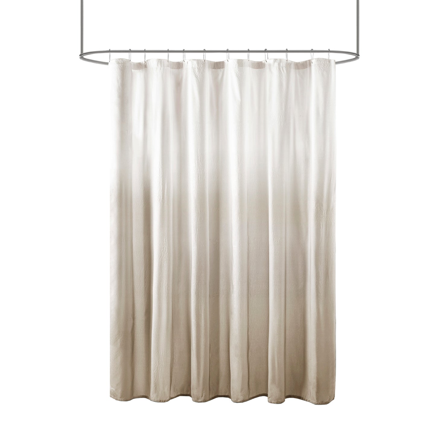 Madison Park Ombre Printed Seersucker Shower Curtain