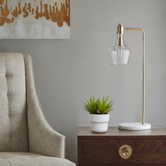 Hampton Hill 24" H Table Lamp with Marble Base