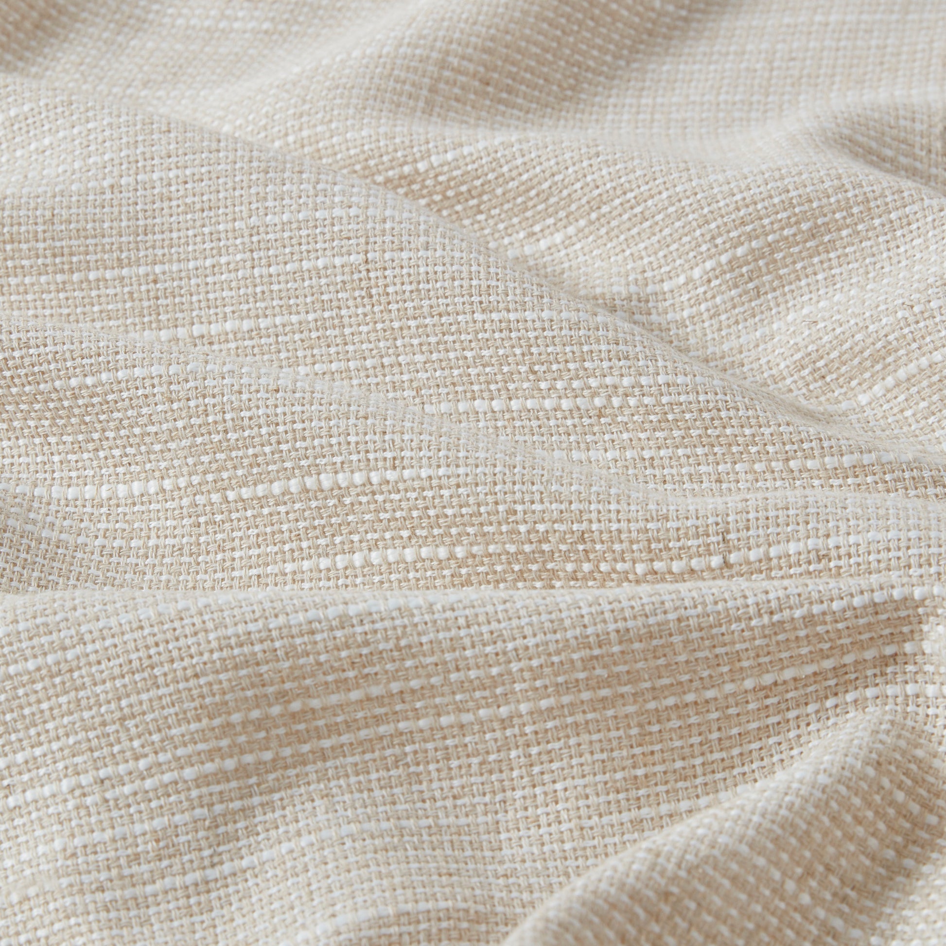 Madison Park Faux Linen Rod Pocket and Back Tab Fleece Lined Curtain Panel