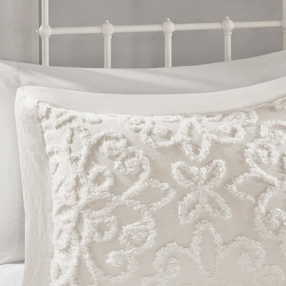 Madison Park 3 Piece Tufted Cotton Chenille Bedspread Set