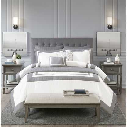 Madison Park 8 Piece Comforter and Quilt Set Collection