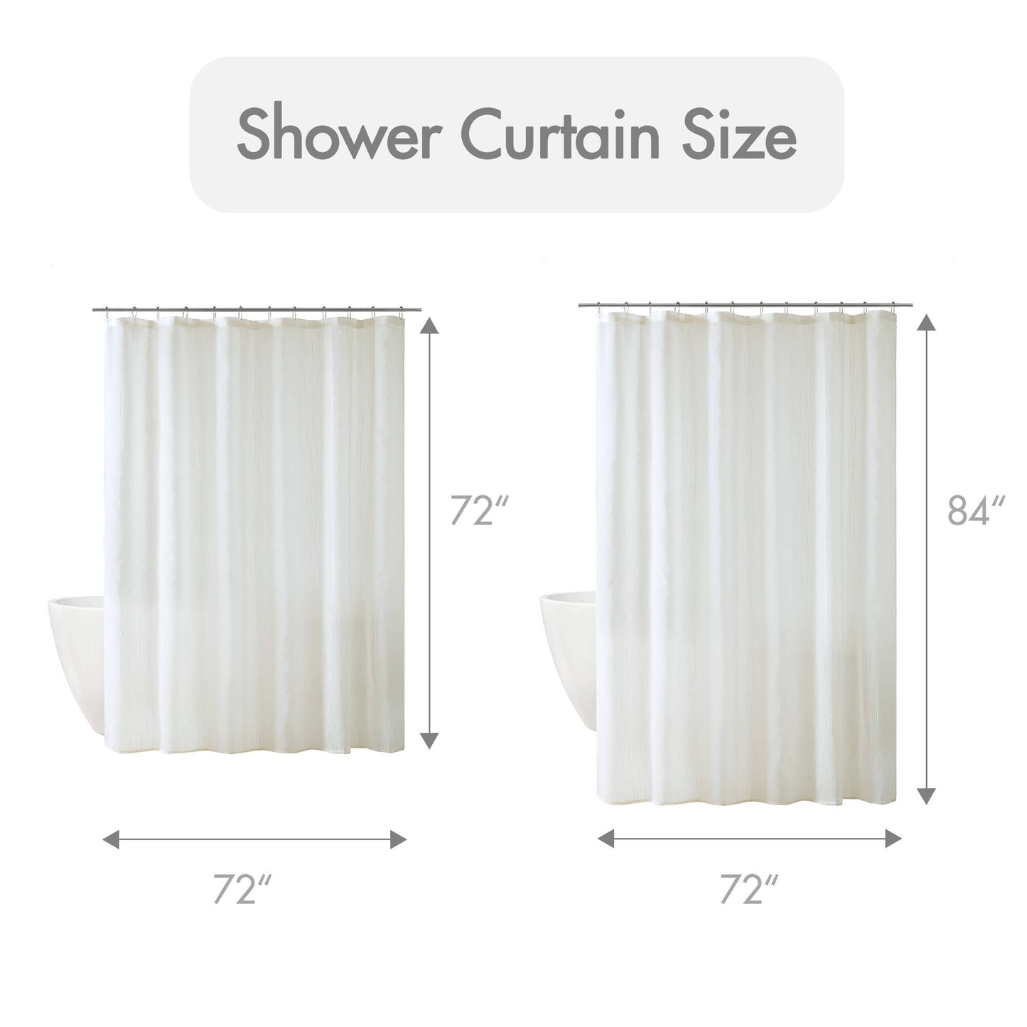 Anna Sheer Shower Curtain