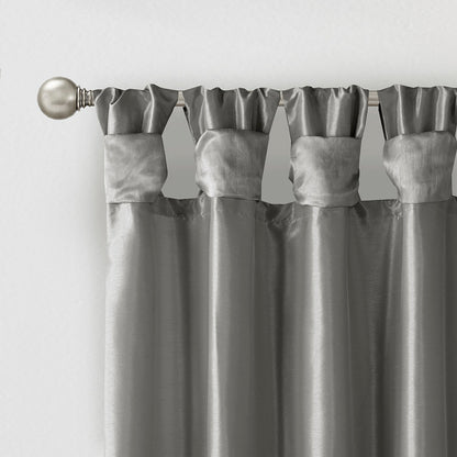 Madison Park Twist Tab Lined Window Curtain Panel