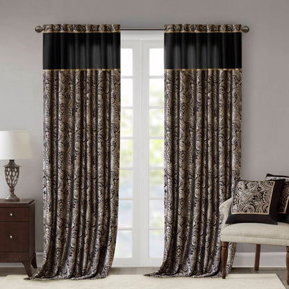 Madison Park Jacquard Curtain Panel Pair