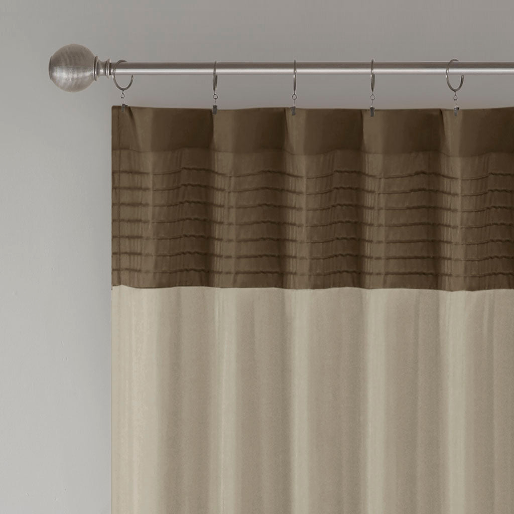 Madison Park Polyoni Pintuck Curtain Panel