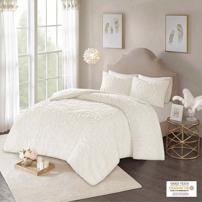 Madison Park 2 Piece Cotton Chenille Comforter Set