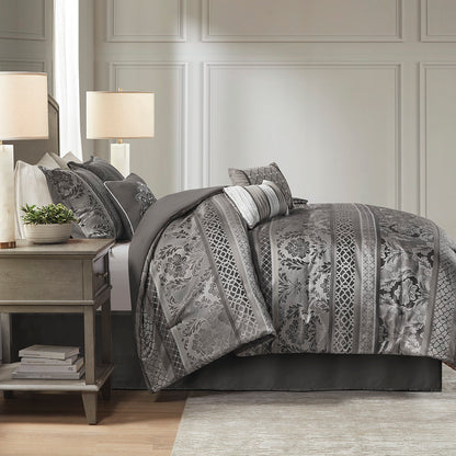 Madison Park 7 Piece Jacquard Comforter Set