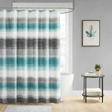 Saben Stripe Print Shower Curtain