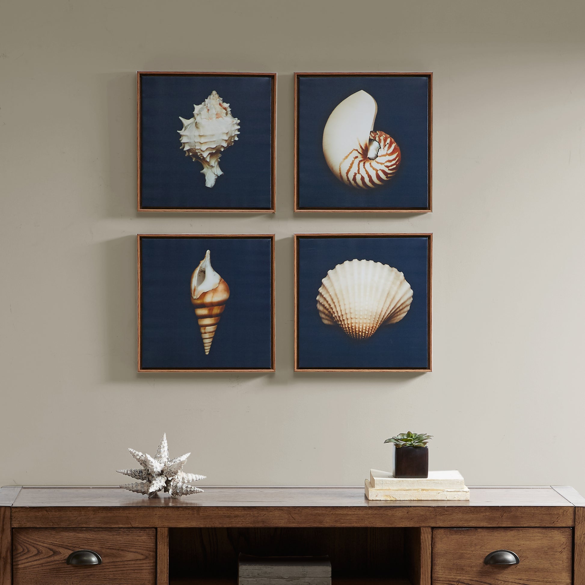 Madison Park 4-piece Framed Canvas Wall Art Set