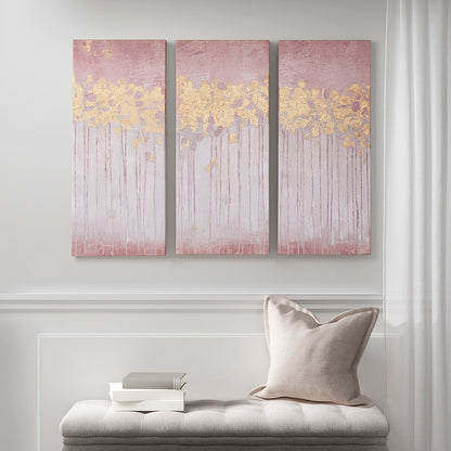 Madison Park Gold Foil Abstract 3-piece Canvas Wall Art Set