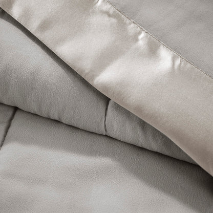 Madison Park Lightweight Down Alternative Blanket with Satin Trim