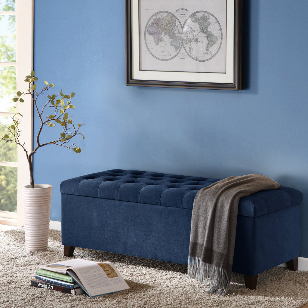 Madison Park Tufted Top Soft Close Storage Bench