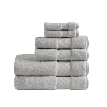 Madison Park Signature Cotton 6 Piece Bath Towel Set