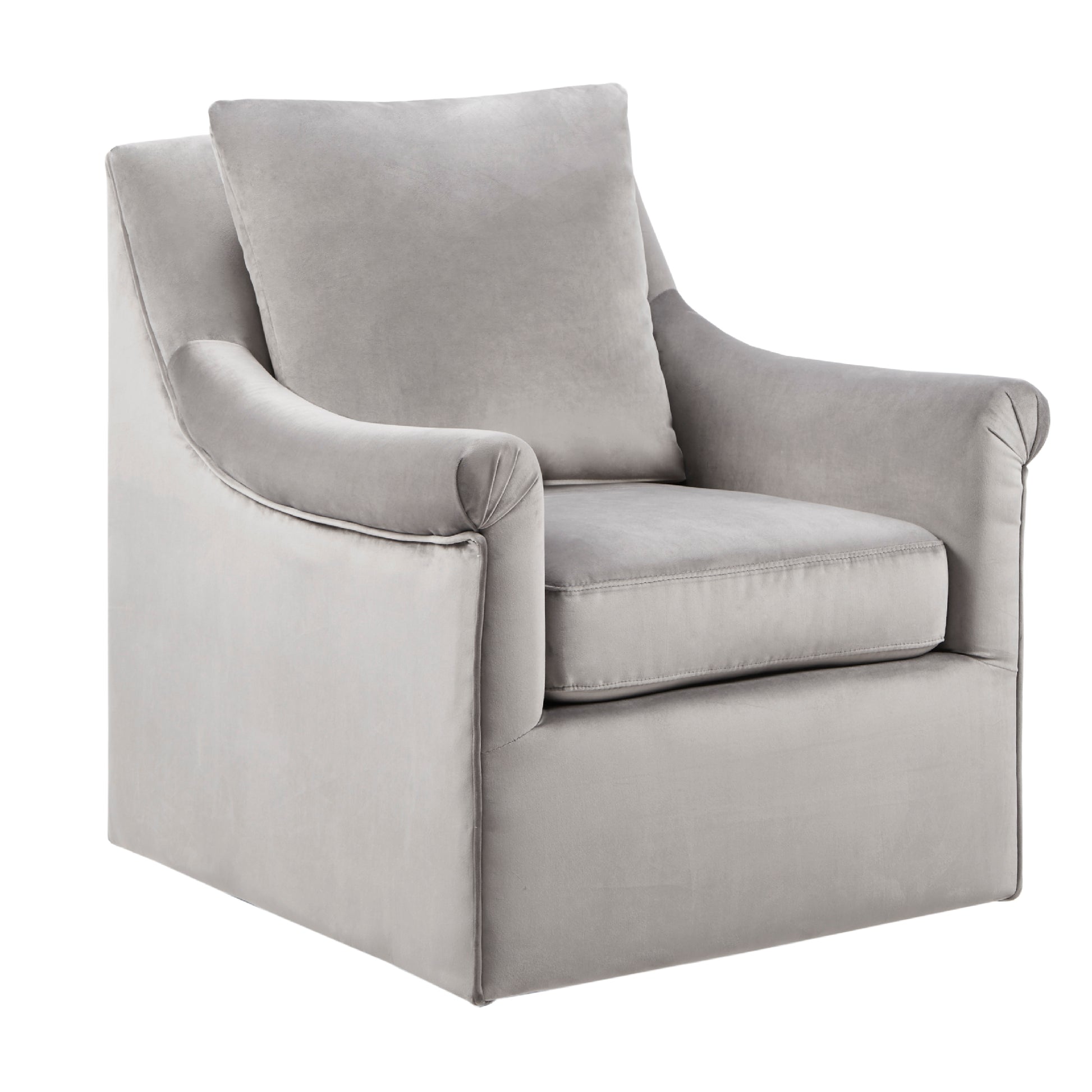 Madison Park Upholstered Swivel Accent Chair