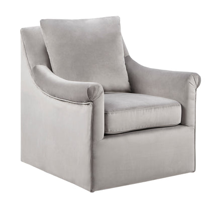Madison Park Upholstered Swivel Accent Chair