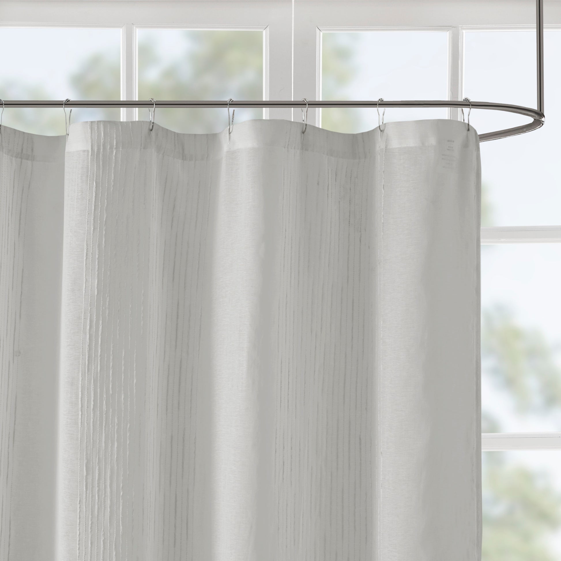 Madison Park Sheer Shower Curtain
