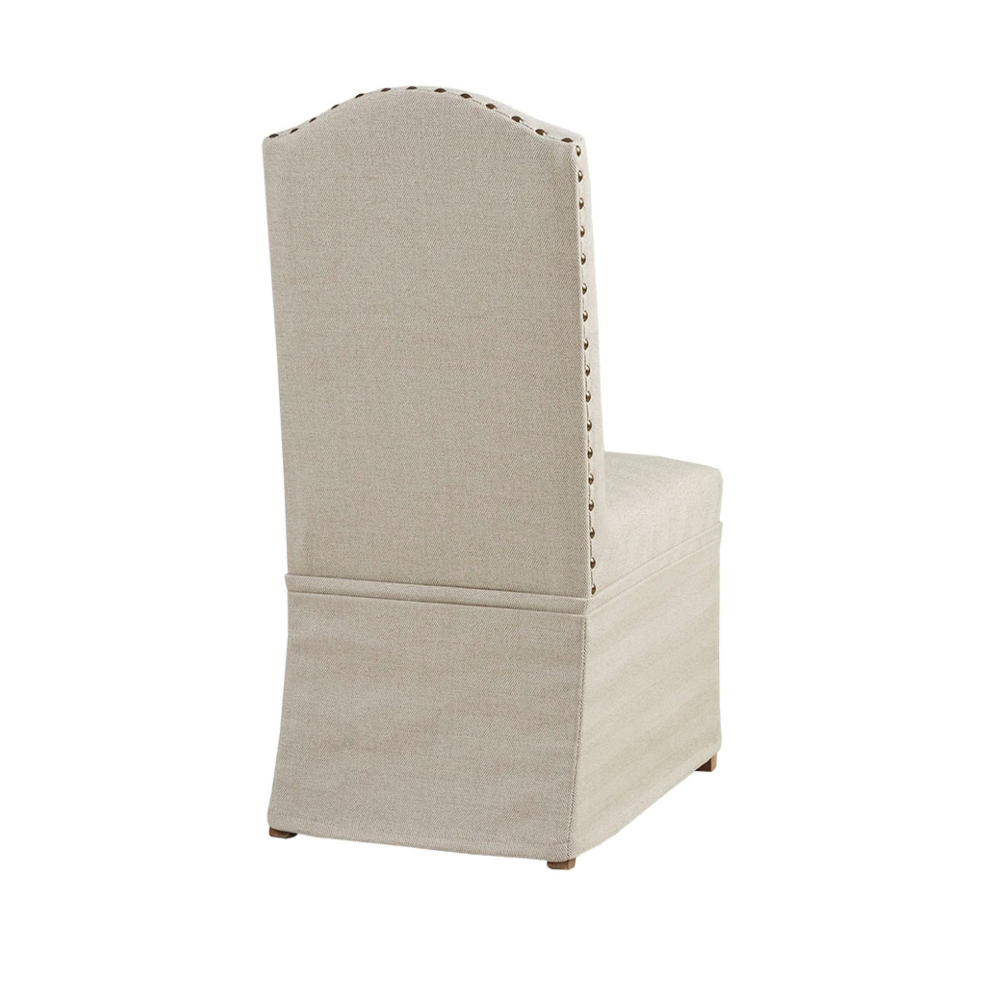 Madison Park Set of 2 High Back Dining Chairs with Skirts