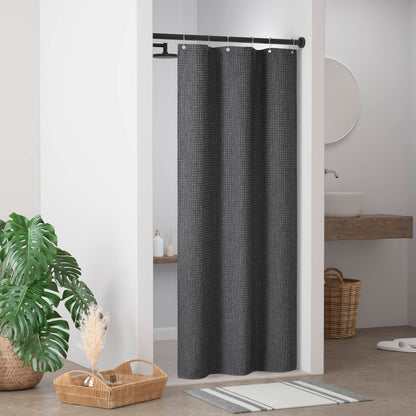 Madison Park Waffle Shower Curtain