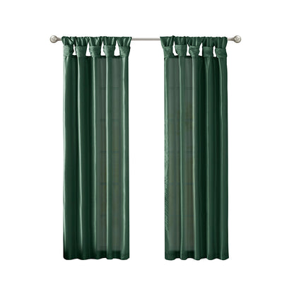 Madison Park Twist Tab Lined Window Curtain Panel