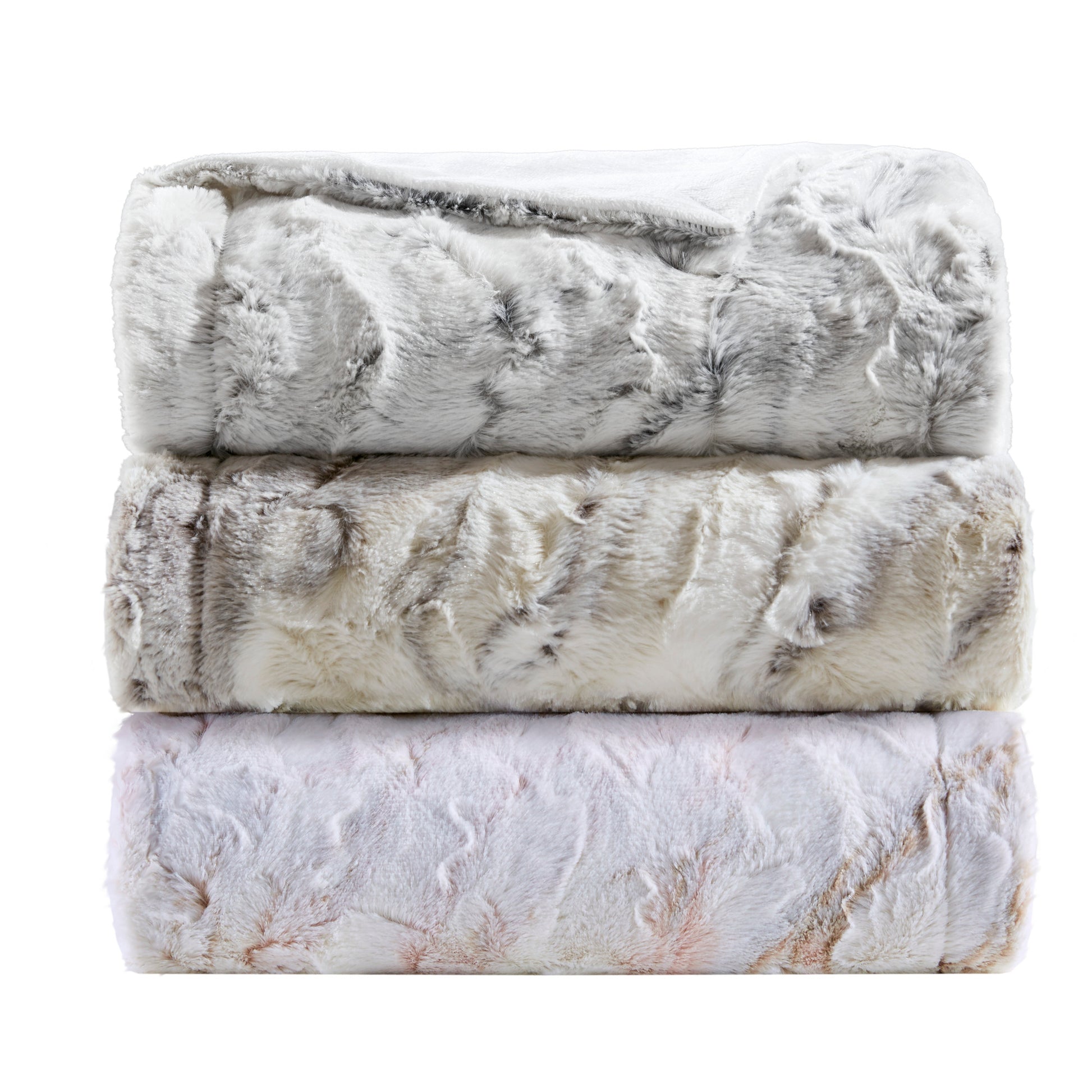 Madison Park Oversized Faux Fur Throw