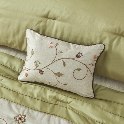 Madison Park Embroidered 7 Piece Comforter Set