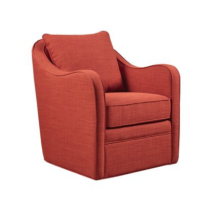 Madison Park Wide Seat Swivel Arm Chair