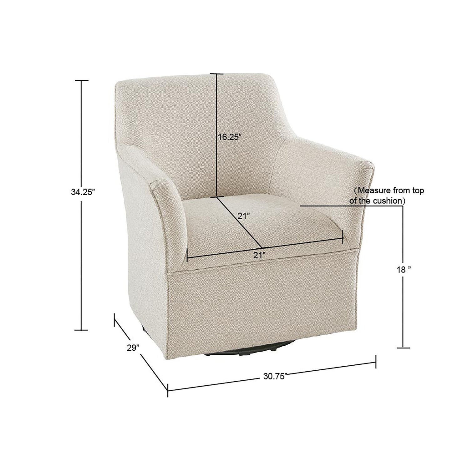 Augustine Swivel Glider Chair