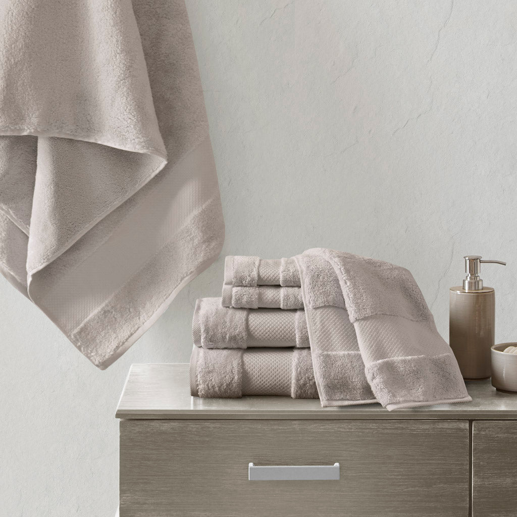 Madison Park Signature Cotton 6 Piece Bath Towel Set