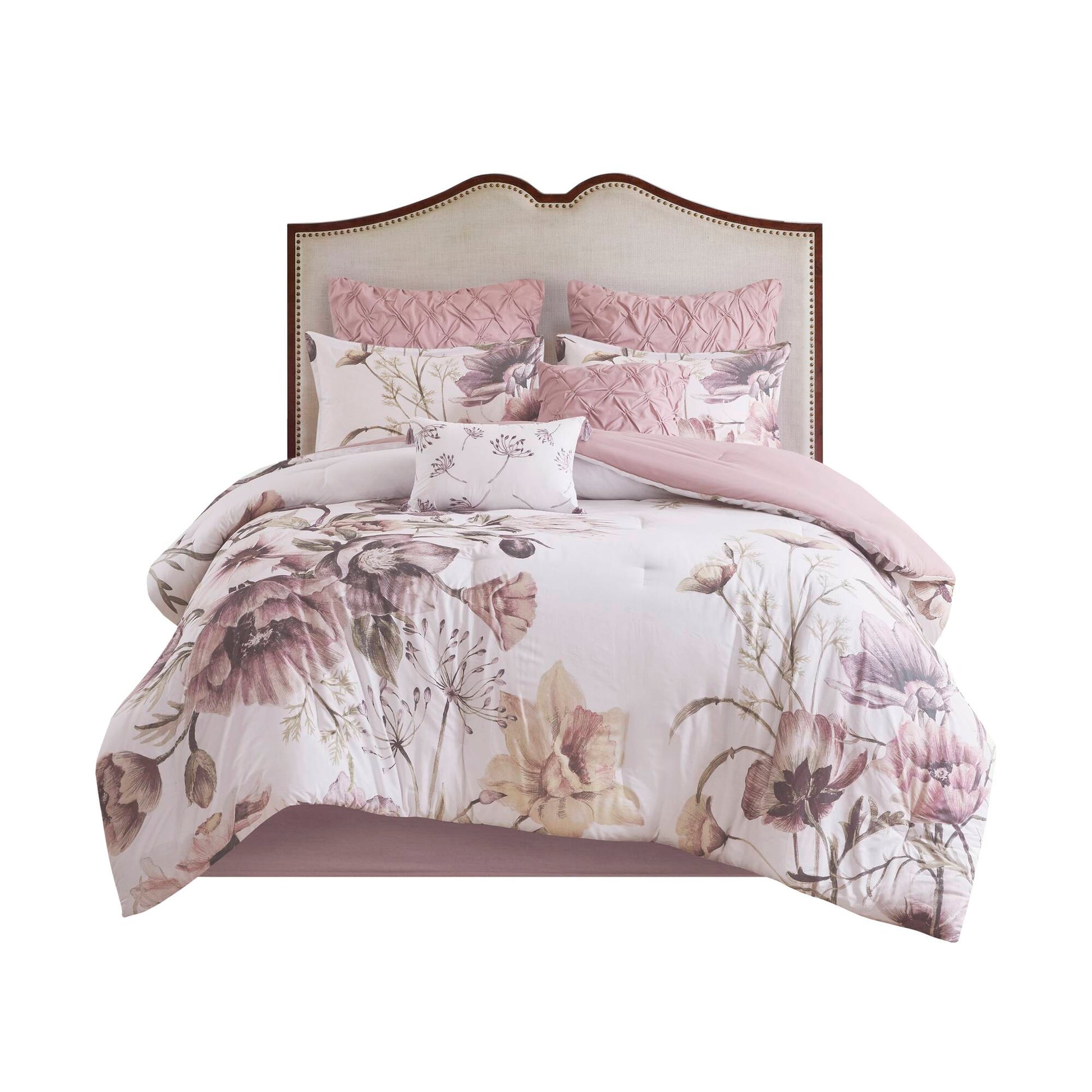 Madison Park 8 Piece Cotton Printed Comforter Set