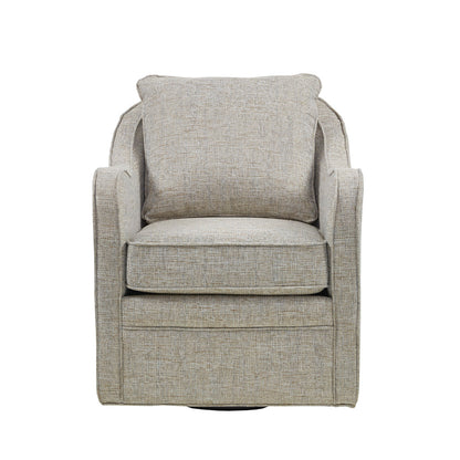 Madison Park Wide Seat Swivel Arm Chair