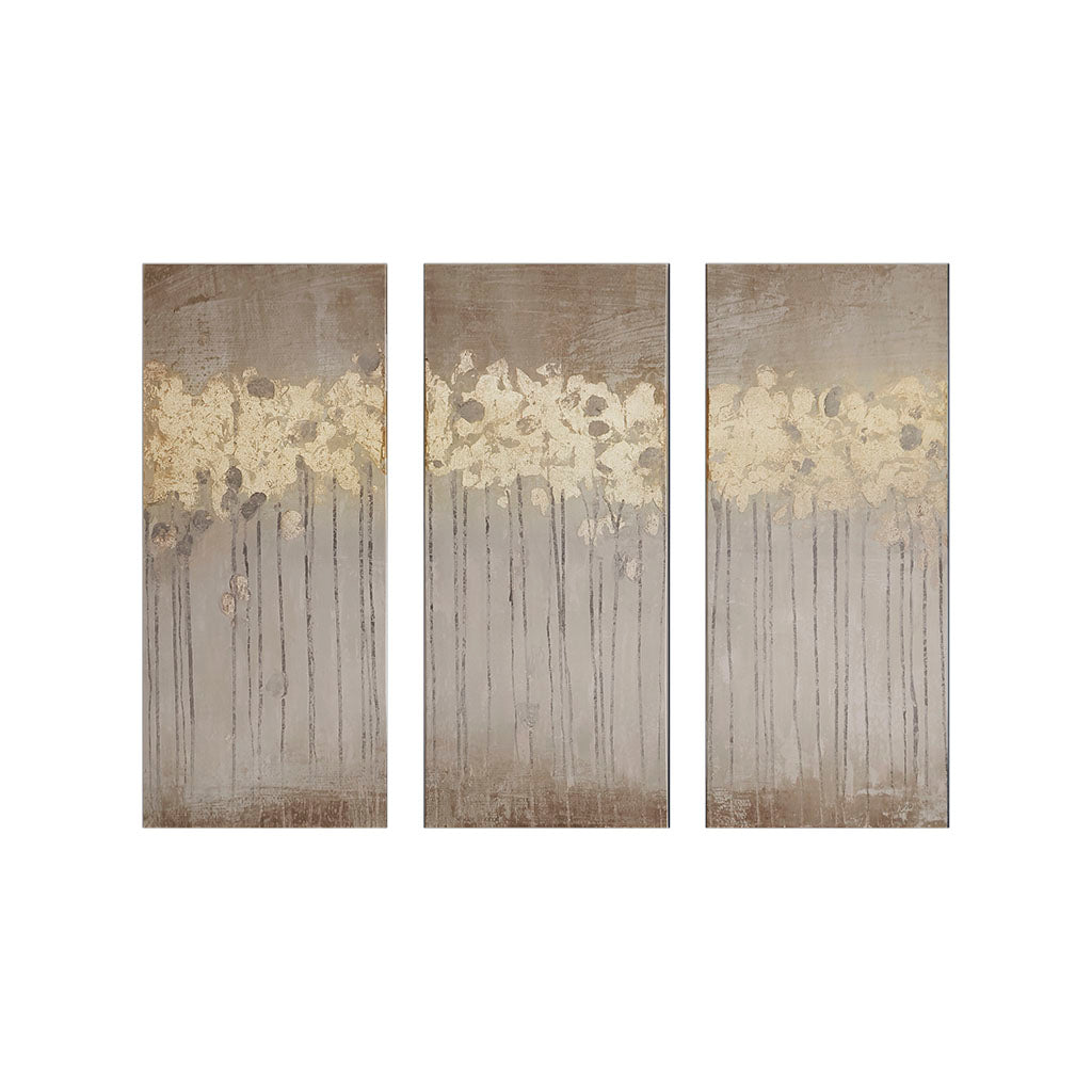 Madison Park Gold Foil Abstract 3-piece Canvas Wall Art Set