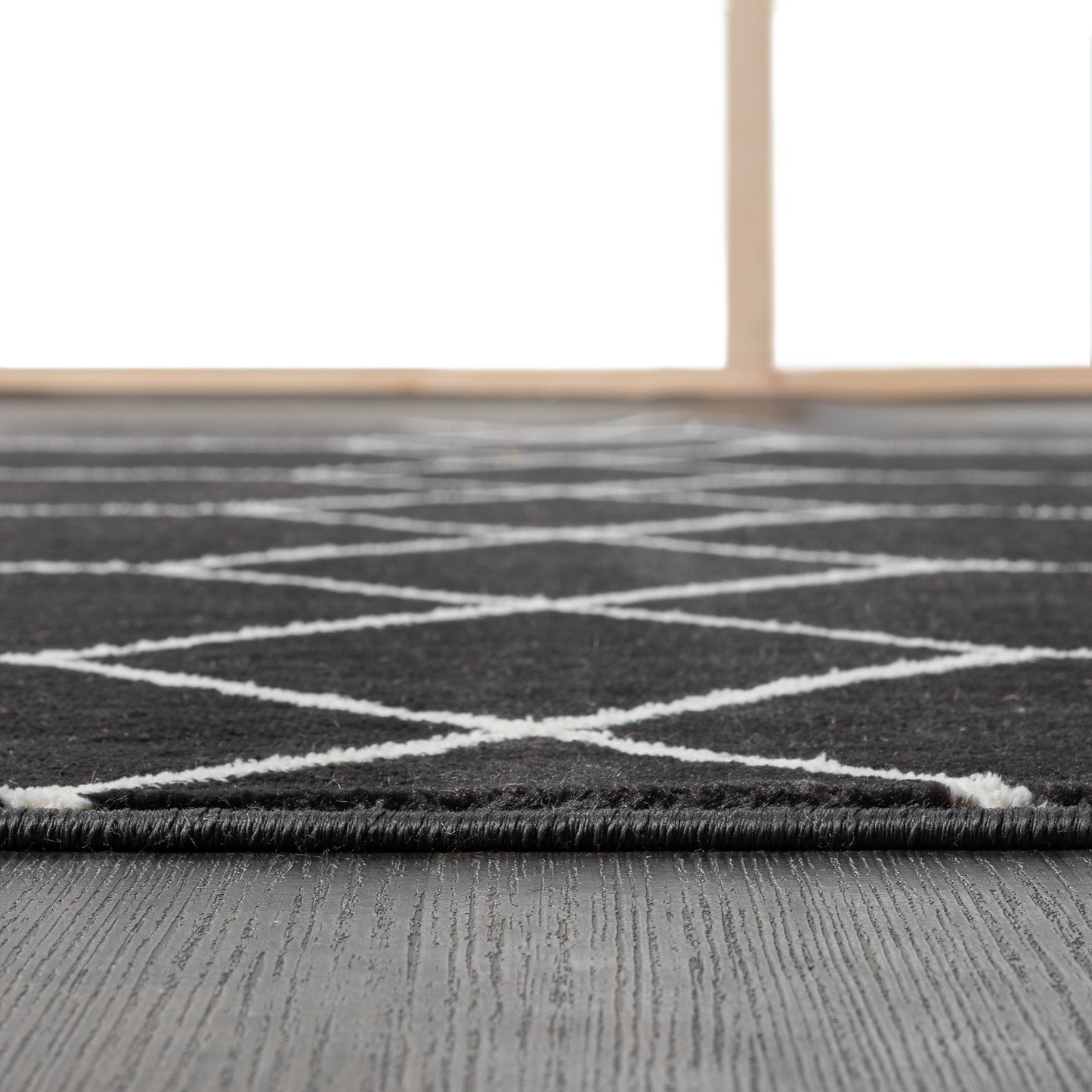 Madison Park Trellis Geometric Woven Area Rug
