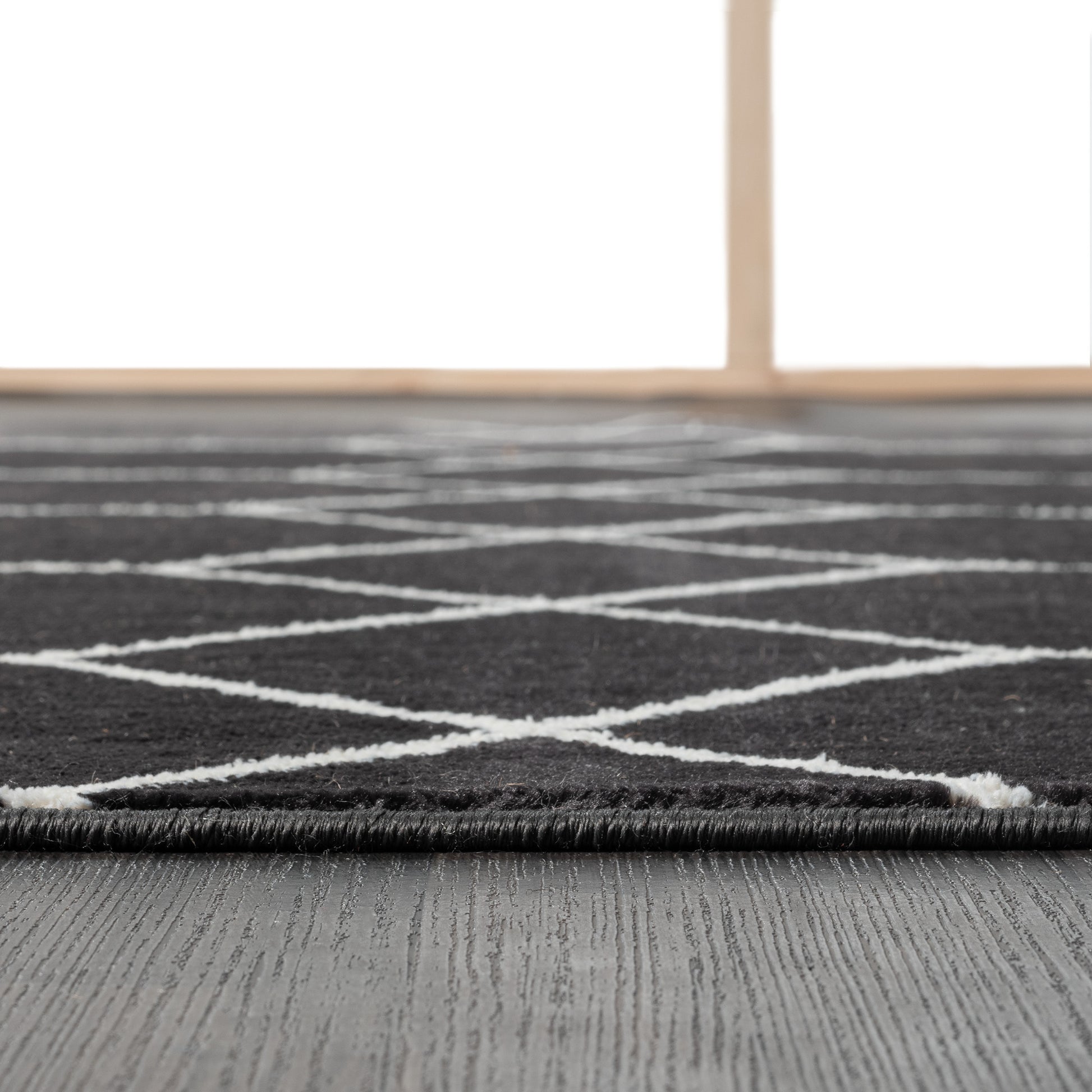 Madison Park Trellis Geometric Woven Area Rug