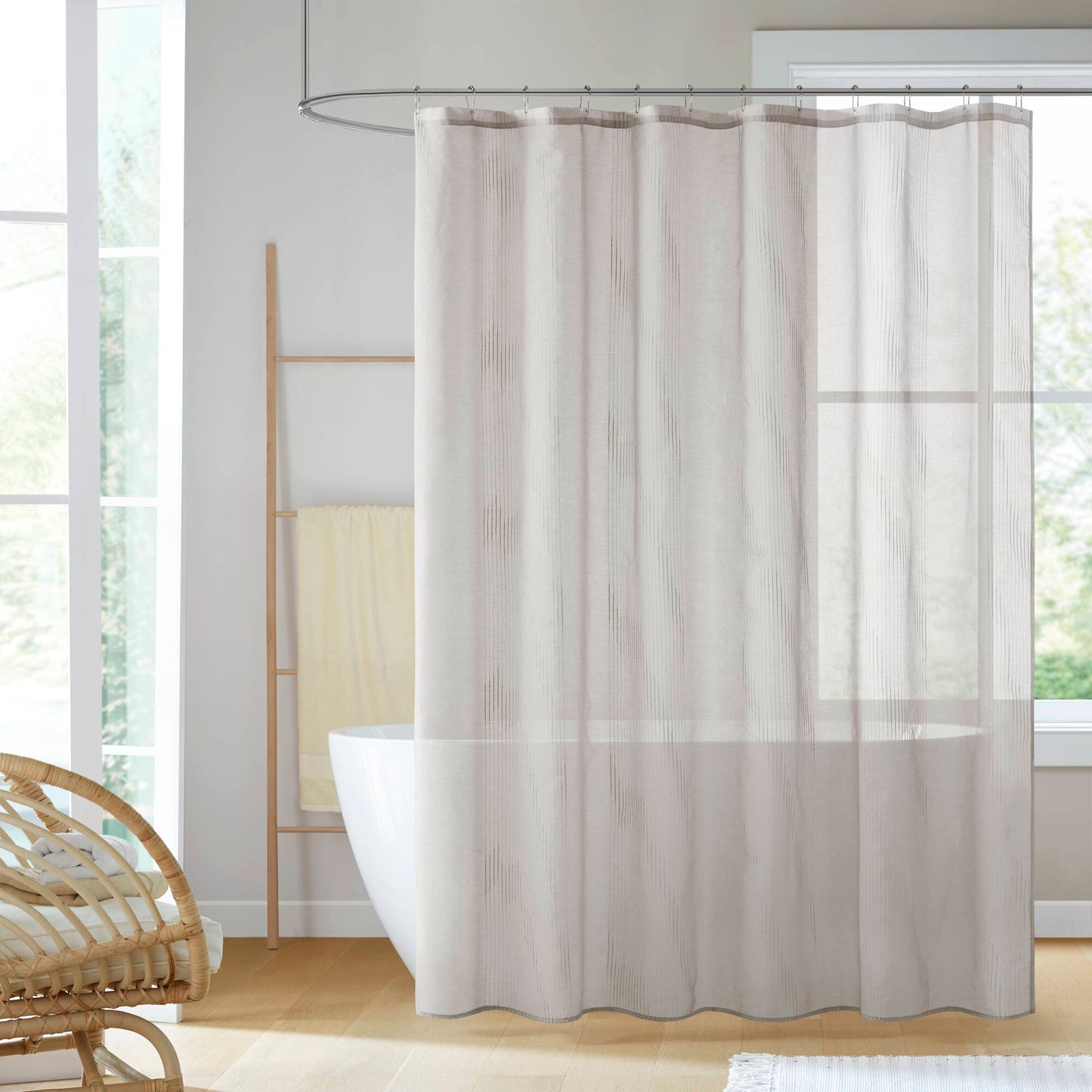Anna Sheer Shower Curtain