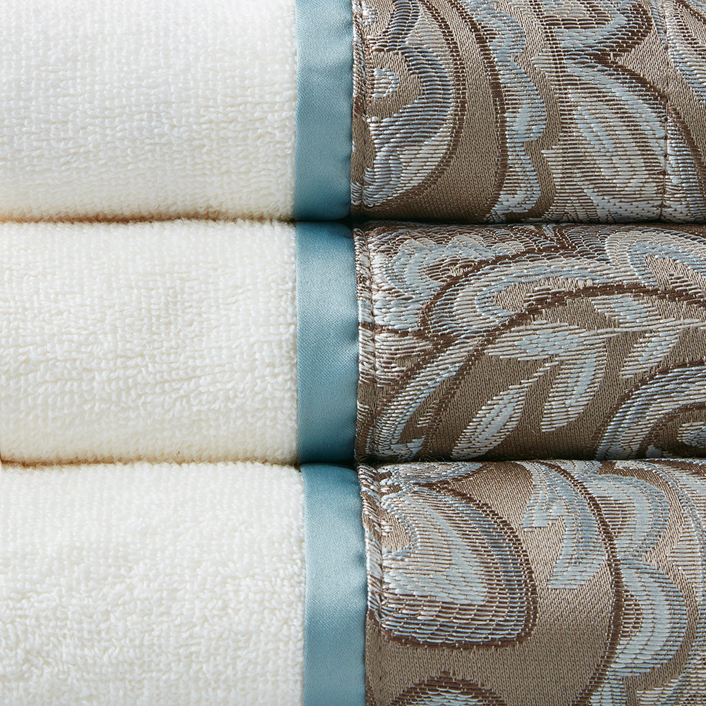 Madison Park 6 Piece Jacquard Towel Set