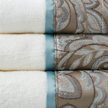 Madison Park 6 Piece Jacquard Towel Set