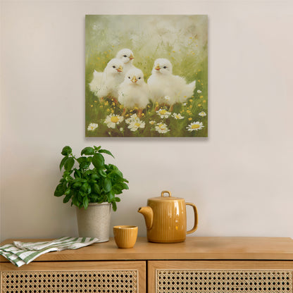 Madison Park Chicks Canvas Wall Art