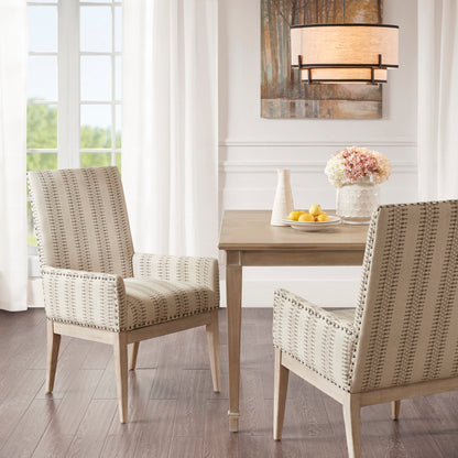 Madison Park High Back Dining Armchair (Set of 2)