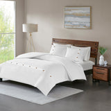Finley 3 Piece Cotton Waffle Weave Comforter set