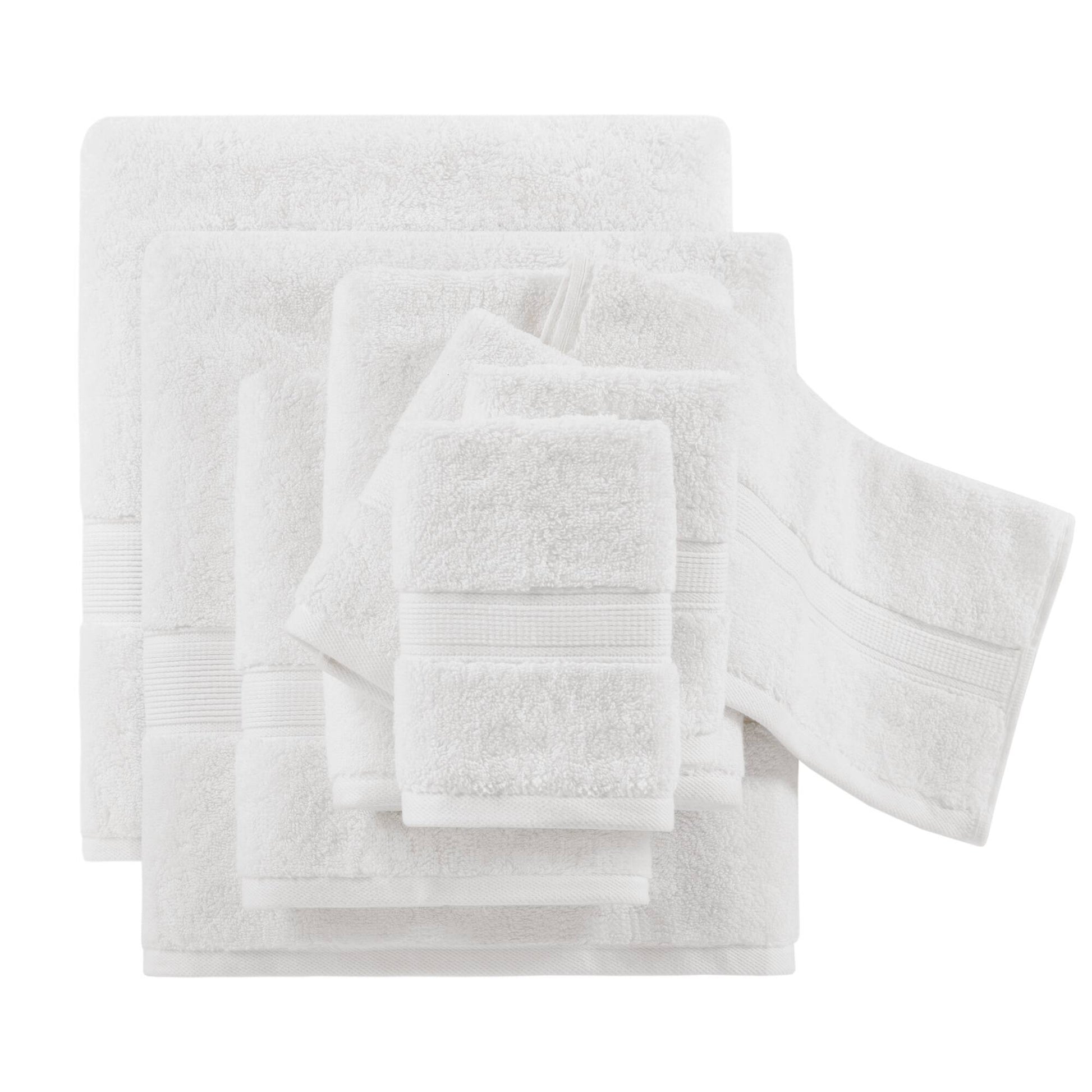 Madison Park Signature 800GSM Ultra-Soft 100% Cotton Absorbent Towel Set