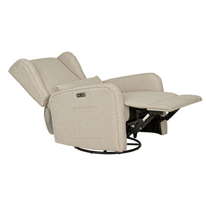 Candace Power Recliner 3-in-1 with Swivel, Glider, Charging Station