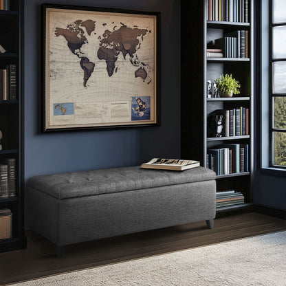 Madison Park Tufted Top Soft Close Storage Bench