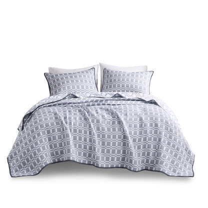 Madison Park 3 Piece Reversible Matelasse Coverlet Set