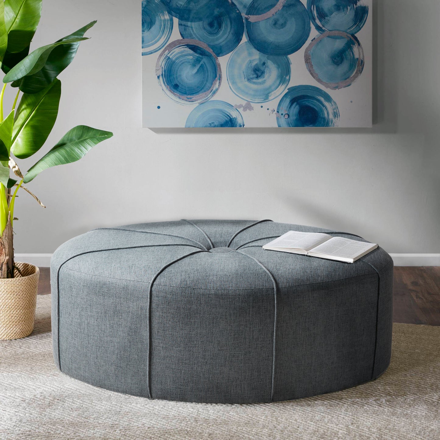 Madison Park Oval Ottoman