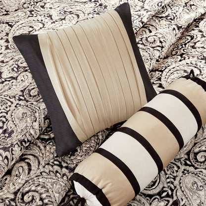 Madison Park 6 Piece Jacquard Quilt Set with Throw Pillows