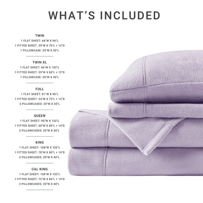 Micro Fleece Sheet Set