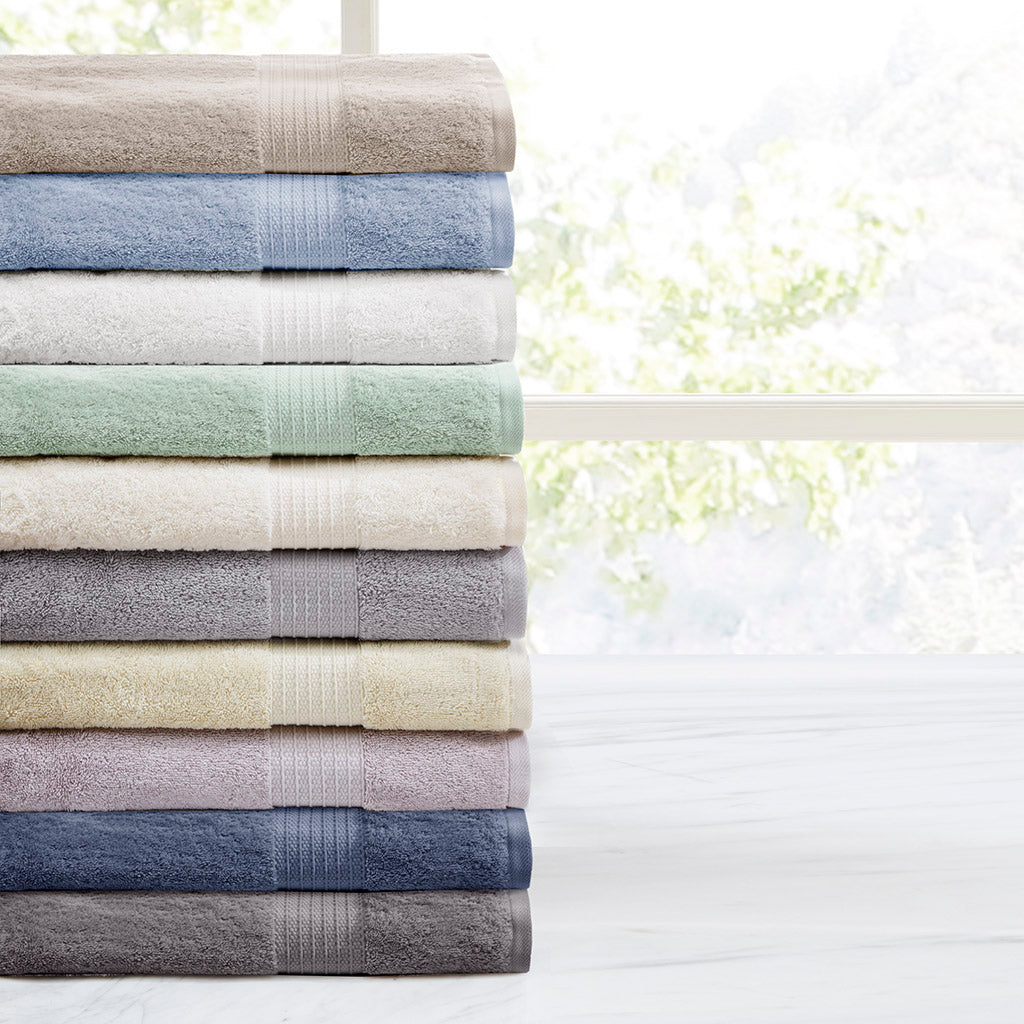 Madison Park 6 Piece Organic Cotton Towel Set