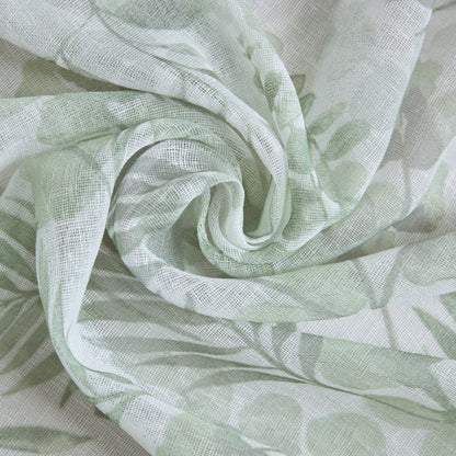 Madison Park Botanical Printed Texture Sheer Window Pair